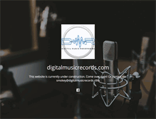 Tablet Screenshot of digitalmusicrecords.com